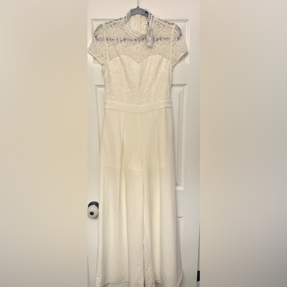 NWT Strut & Bolt - Cream Lace Jumpsuit